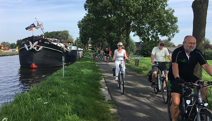 Reisen mit Rad und Schiff für Kleingruppen in Holland.